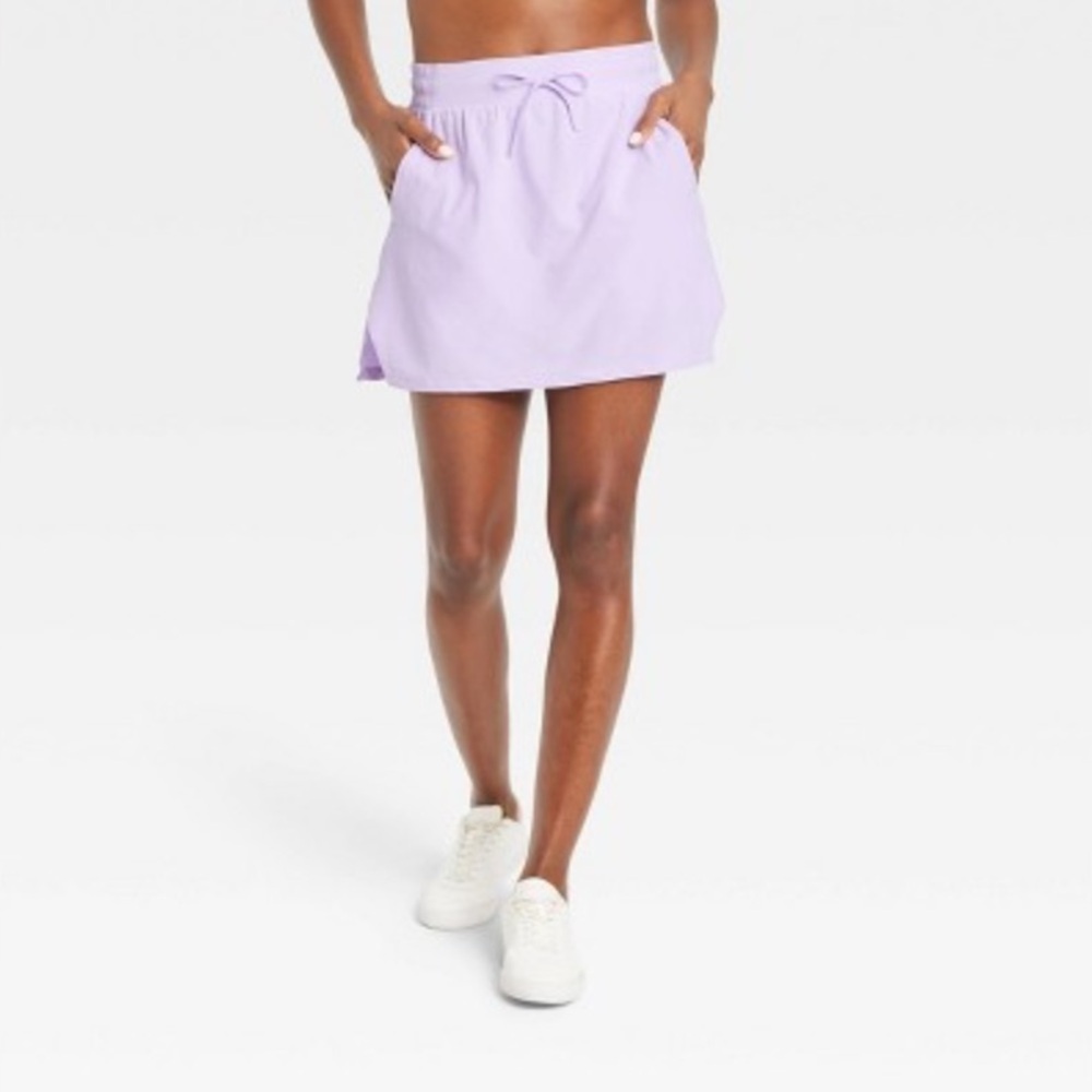 All in Motion Pastel Purple Athletic Skirt Skort Stretch Large NEW